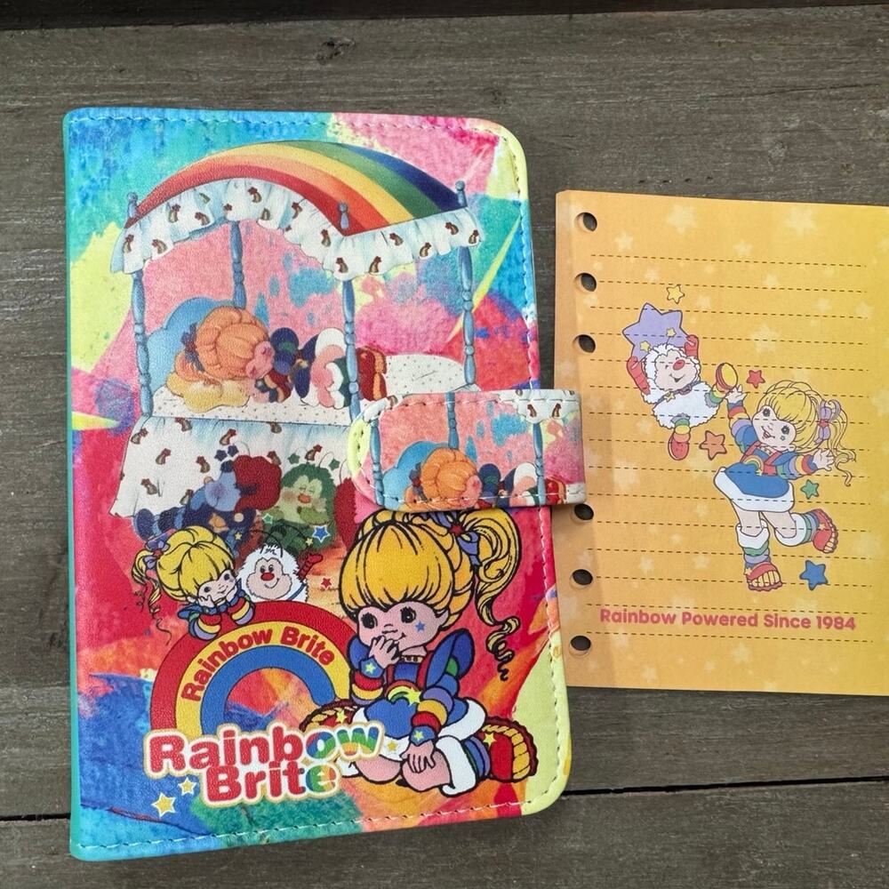 Rainbow Brite A6 6 Ring Binder & Paper